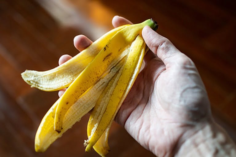 skórka z bananów jako nawóz dla roslin